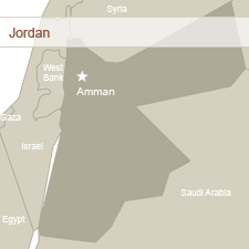 Map of Jordan