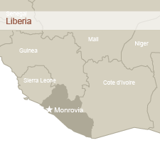 Map of Liberia